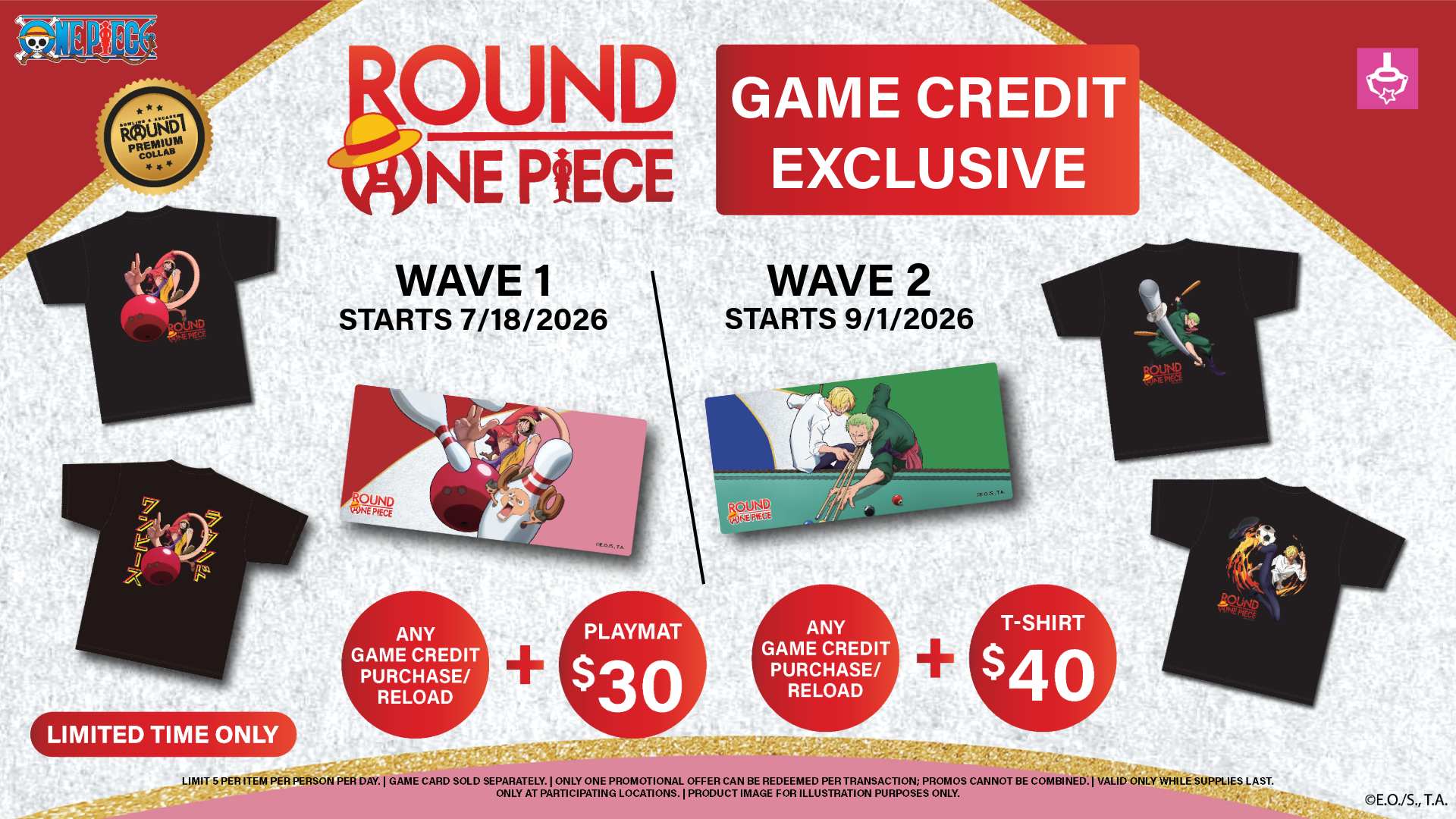 ONE PIECE x ROUND1 | Round1 USA
